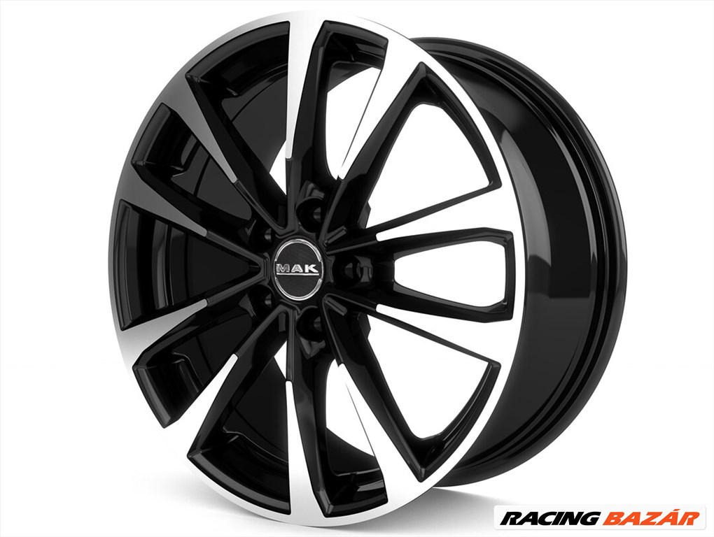 R18 5x100 (57,1) MAK MAIN BLACK MIRROR DIAMONDCUT- BICOLOR 7.5J ET46 NEW - 450 EUR  3. kép