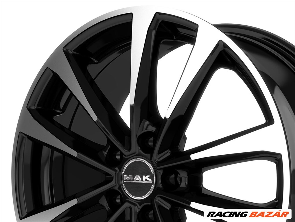 R18 5x100 (57,1) MAK MAIN BLACK MIRROR DIAMONDCUT- BICOLOR 7.5J ET46 NEW - 450 EUR  4. kép