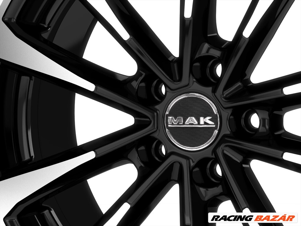 R18 5x100 (57,1) MAK MAIN BLACK MIRROR DIAMONDCUT- BICOLOR 7.5J ET46 NEW - 450 EUR  5. kép