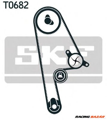 SKF VKMC 93005-2 - Vízpumpa + fogasszíj készlet HONDA 1. kép