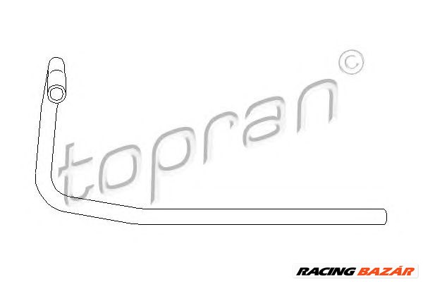 TOPRAN 104 132 - hűtőcső AUDI 1. kép