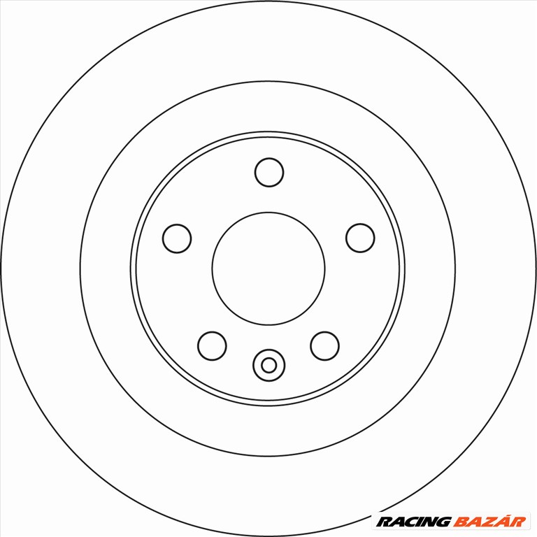 TRW DF6588 - féktárcsa VOLVO 1. kép