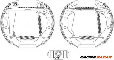 TEXTAR 84044706 - fékpofakészlet AUDI SEAT SKODA VW