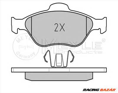 MEYLE 025 236 0418 - fékbetét FORD MAZDA