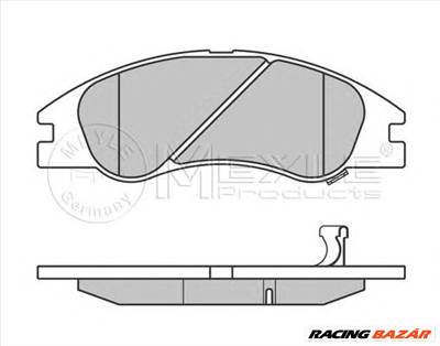 MEYLE 025 242 1817/W - fékbetét KIA