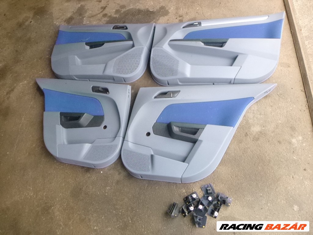 Opel Astra H 2005 5 ajtós kék ajtókárpit   2 DB HÁTSÓ    , ELSŐ NINCS  4. kép