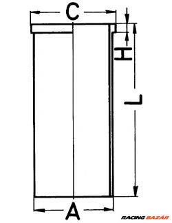 KOLBENSCHMIDT 89161190 - hengerpersely BEDFORD OPEL VAUXHALL