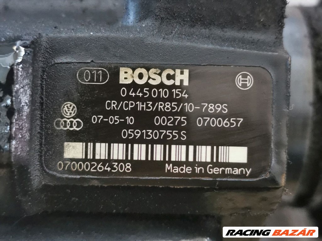 Audi A6 (C6 - 4F) 2.7 TDI nagynyomású szivattyú  059130755s bosch0445010154 5. kép