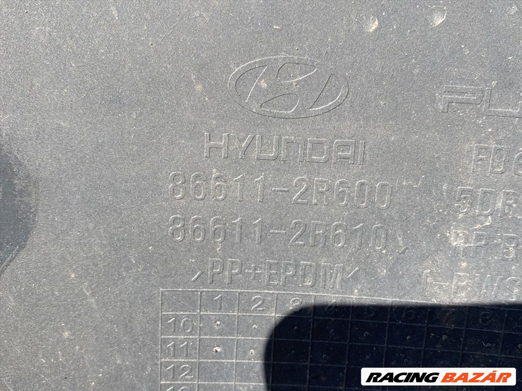 Hyundai i30 (FD) HYUNDAI I30 Hátsó Lökhárító (Részeivel) 866112r600 5. kép