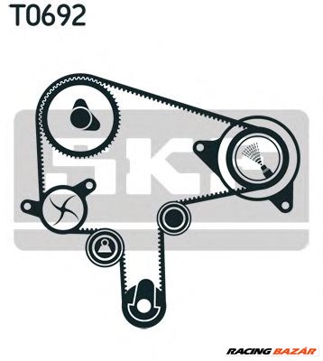SKF VKMC 94920-1 - Vízpumpa + fogasszíj készlet MAZDA 1. kép