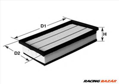 MAGNETI MARELLI 152071758657 - légszűrő CITROËN PEUGEOT SUZUKI