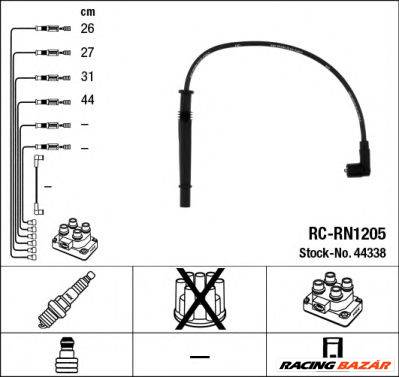 NGK 44338 - gyújtókábel szett RENAULT