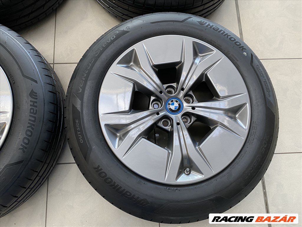 BMW 17 gyári új alufelni felni, 5x112, 205/65 nyári gumi, iX1  (2597) 4. kép