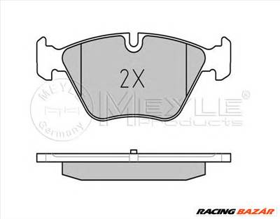 MEYLE 025 246 9719/PD - fékbetét BMW BMW (BRILLIANCE)