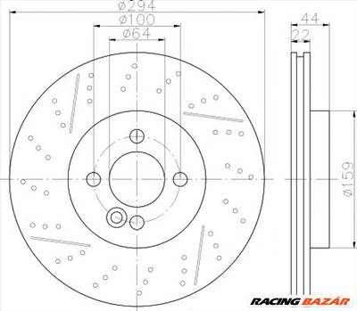 TEXTAR 92196703 - féktárcsa MINI
