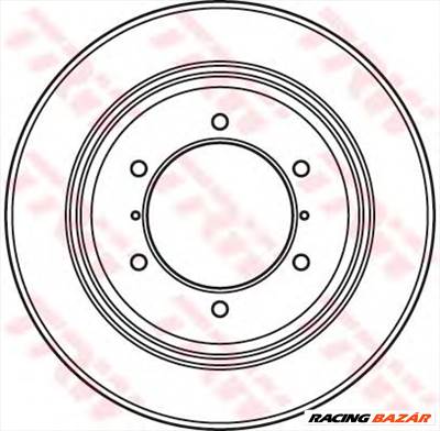 TRW DF4903S - féktárcsa HYUNDAI