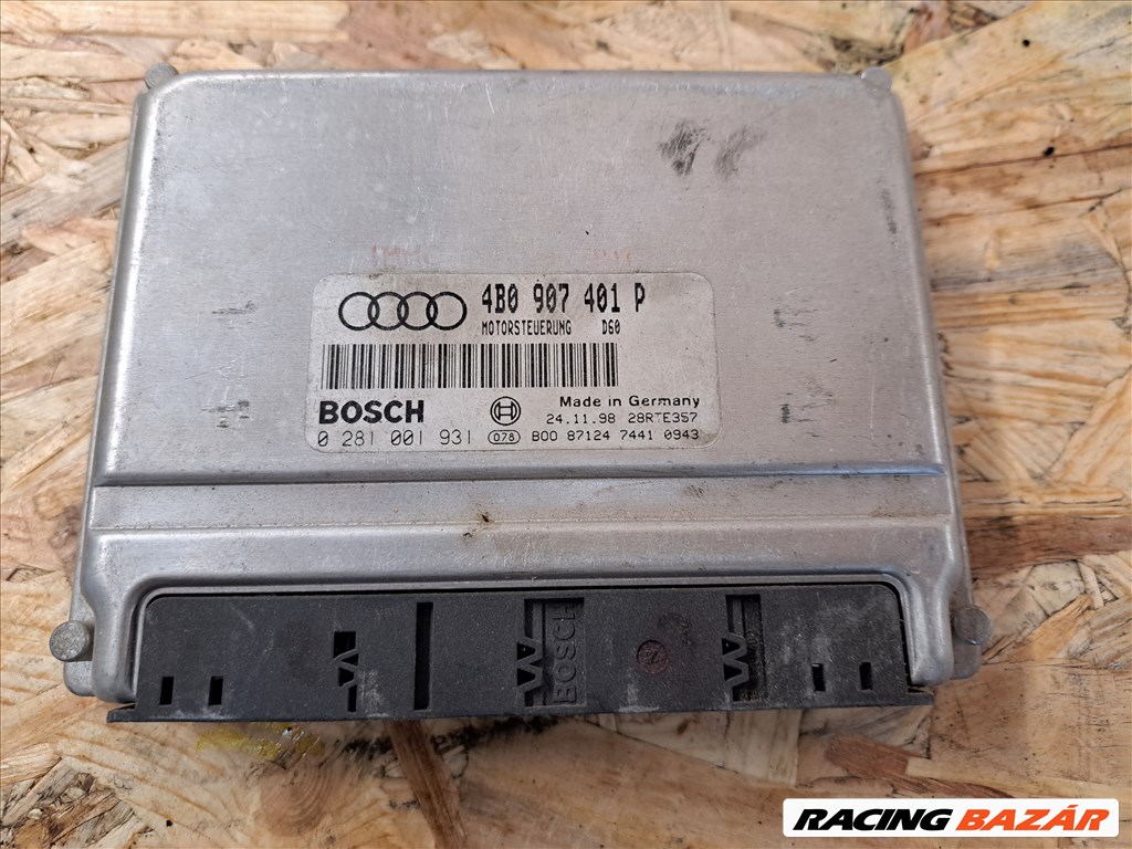 Audi A6 (C5 - 4B) 2.5tdi v6 motorvezérlő  4b0907401p 1. kép