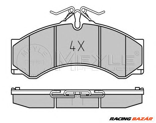 MEYLE 025 290 7620 - fékbetét MERCEDES-BENZ VW 1. kép