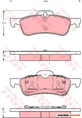 TRW GDB1477 - fékbetét MINI