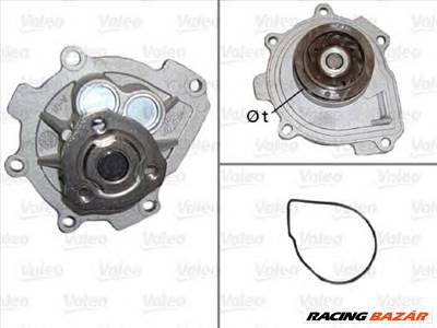 VALEO 506837 - vízpumpa ALFA ROMEO CHEVROLET FIAT HOLDEN OPEL SAAB VAUXHALL