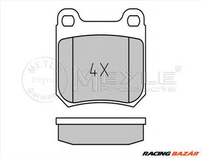 MEYLE 025 210 5015/PD - fékbetét OPEL SAAB VAUXHALL