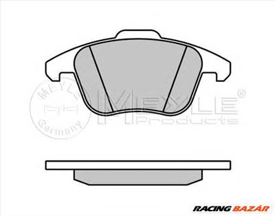 MEYLE 025 247 0520/W - fékbetét AUDI AUDI (FAW)