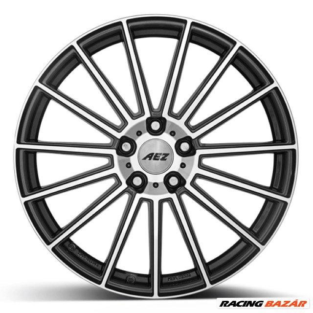 R18 5x100 (57,1) AEZ Steam Gunmetal Polished 7J ET51 NEW - 600 EUR 1. kép