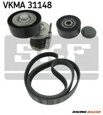 SKF VKMA 31148 - hosszbordás szíj készlet VW 1. kép