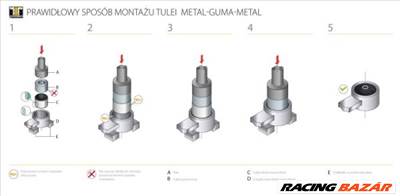 TEDGUM TED53263 - Lengőkar szilent KIA