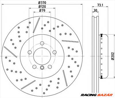 TEXTAR 92265425 - féktárcsa BMW BMW (BRILLIANCE)