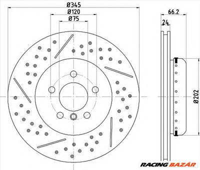 TEXTAR 92265525 - féktárcsa BMW BMW (BRILLIANCE)
