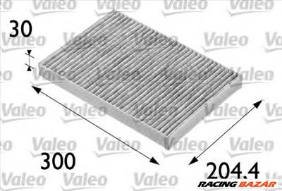 VALEO 698683 - pollenszűrő AUDI AUDI (FAW) SEAT