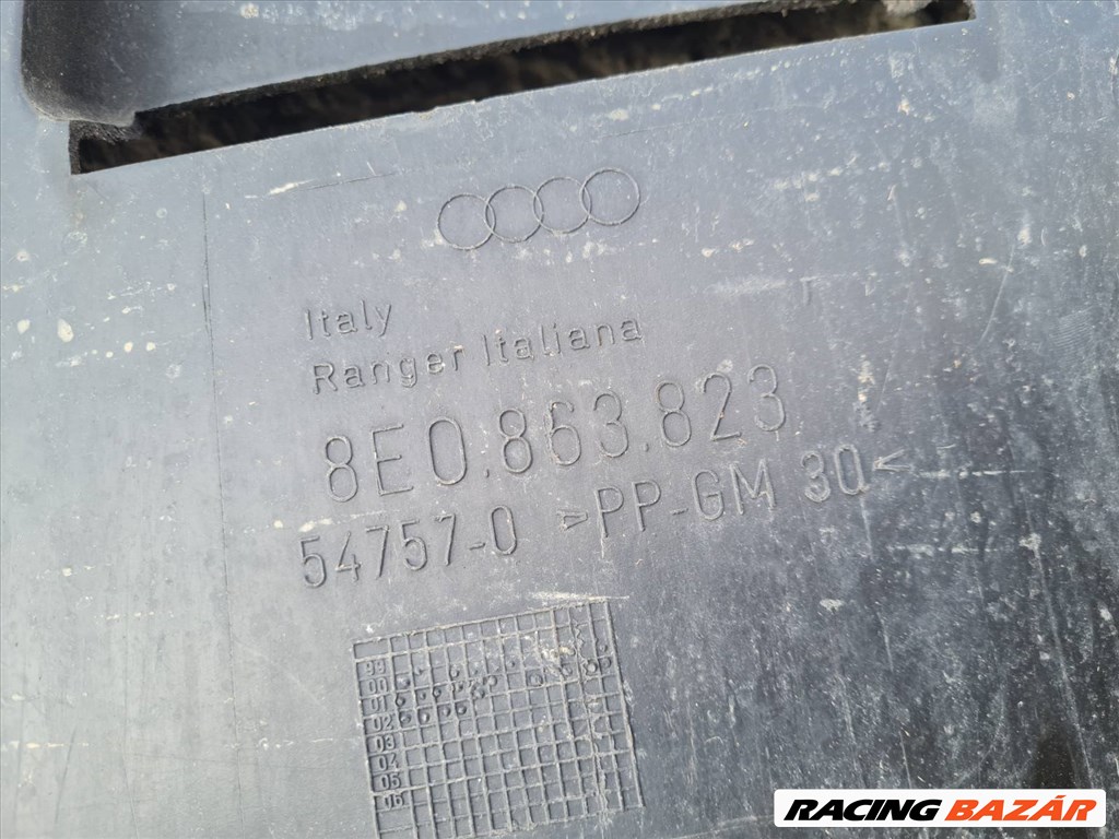 Audi A4 (B6/B7) motorvédő haspajzs kompletten, 8E0 863 823 2. kép
