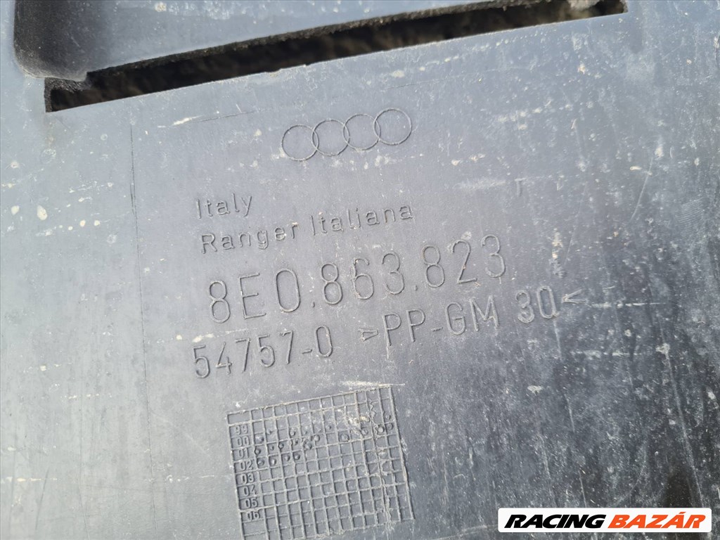 Audi A4 (B6/B7) motorvédő haspajzs kompletten, 8E0 863 823 2. kép