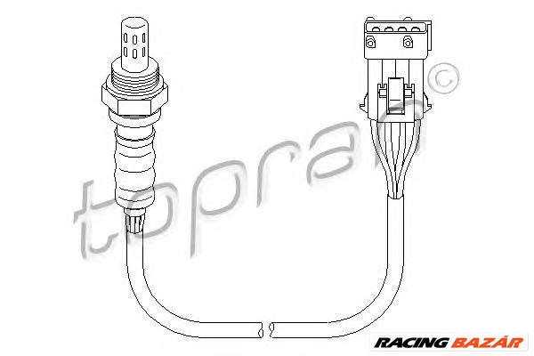 TOPRAN 721 861 - lambdaszonda CITROËN PEUGEOT 1. kép