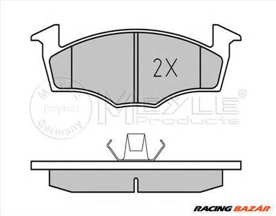 MEYLE 025 218 6619/PD - fékbetét SEAT VW