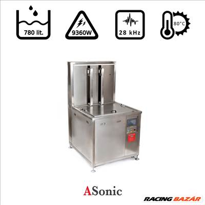 ASonic Ultrahangos tisztító 780l, 2520W, 28kHz, 80°C - PRO-7800-28HP
