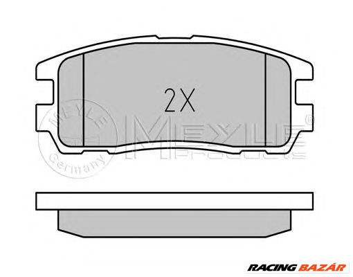 MEYLE 025 218 7514/W - fékbetét ISUZU OPEL VAUXHALL 1. kép