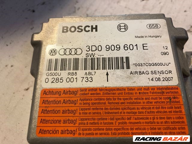 Volkswagen Phaeton Légzsák Elektronika bosch-3d0909601e 2. kép