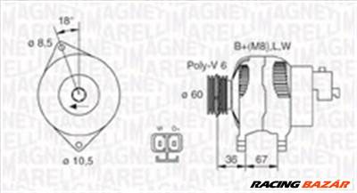 MAGNETI MARELLI 063731521010 - generátor HONDA OPEL