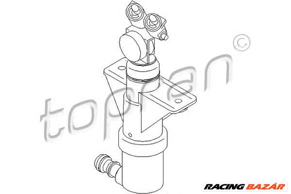 TOPRAN 111 411 - mosófúvóka, fényszórómosó AUDI 1. kép