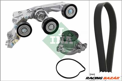 INA 529 0148 30 - Vízszivattyú + bordásszíjkészlet MERCEDES-BENZ