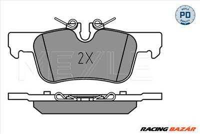 MEYLE 025 253 3116/PD - fékbetétkészlet, tárcsafék BMW BMW (BRILLIANCE) MINI
