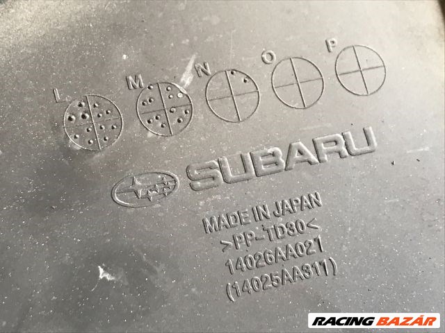 Subaru Impreza III 2.0D Felső Motorburkolat 14026aa021 6. kép
