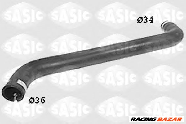 SASIC SWH6608 - hűtőcső FIAT 1. kép