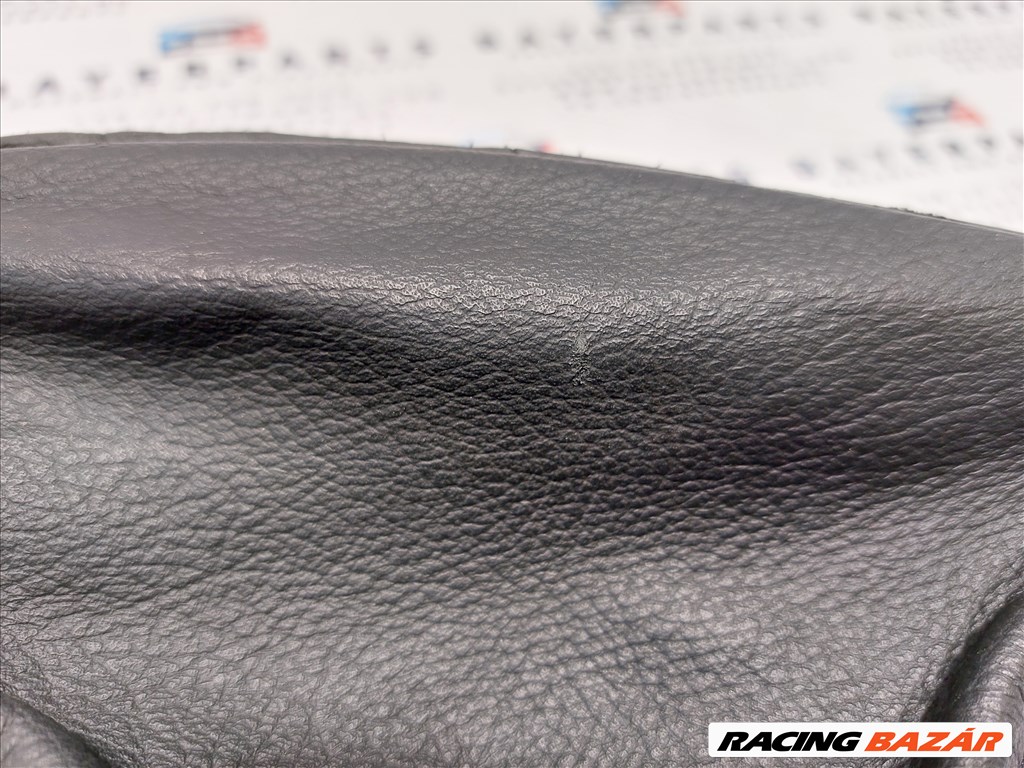 BMW E46 fekete bőr kézifék szoknya zsák (001967) 3. kép