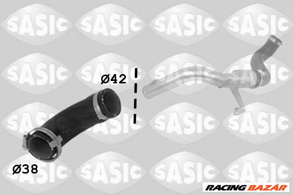 SASIC 3336214 - Töltőlevegő cső FORD 1. kép
