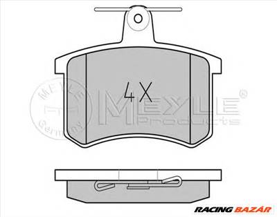 MEYLE 025 211 4416 - fékbetét ALFA ROMEO AUDI FIAT LANCIA