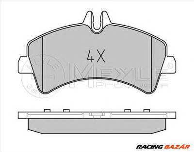 MEYLE 025 292 1720/PD - fékbetét MERCEDES-BENZ MERCEDES-BENZ (FJDA) VW