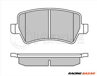 MEYLE 025 244 9617 - fékbetét FORD LAND ROVER VOLVO VOLVO (CHANGAN)